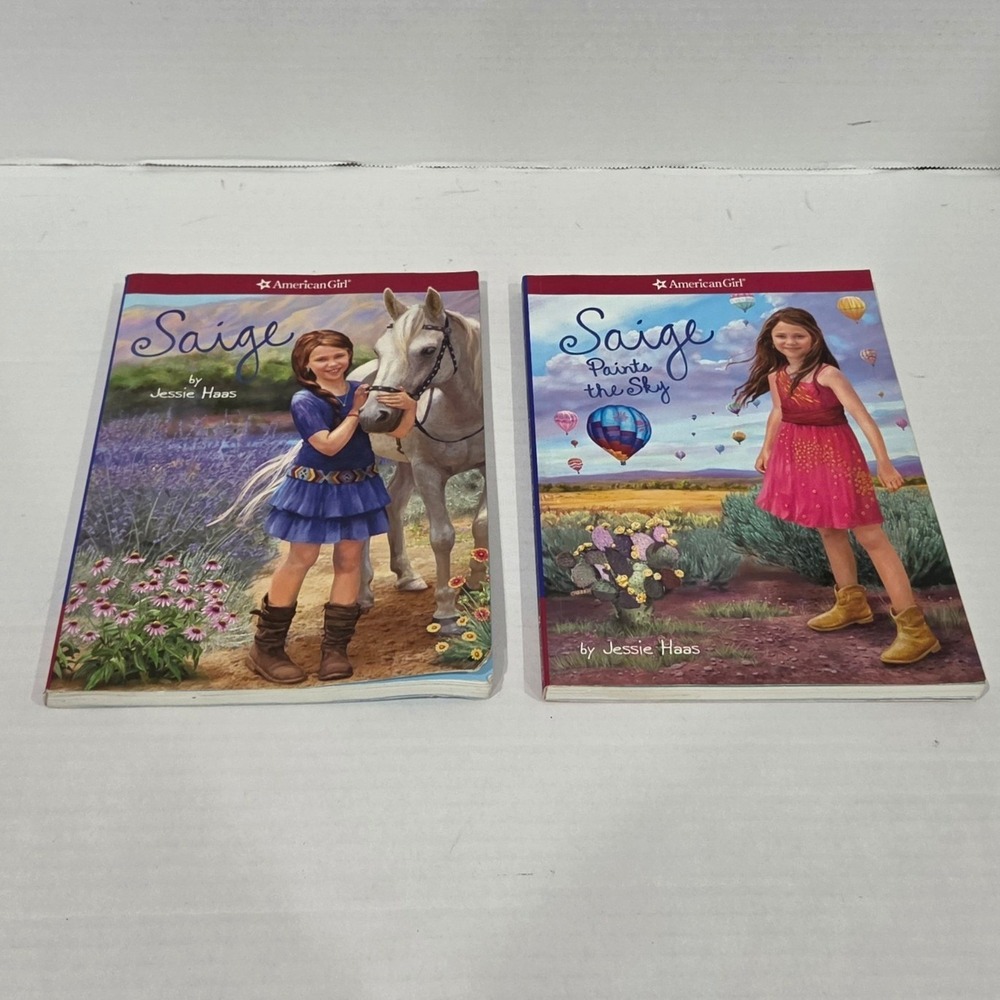 American Girl Saige Paints the Sky Book Jessie Haas Girl of the Year 2013 Novel
